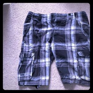 G by guess shorts black white grey size 36